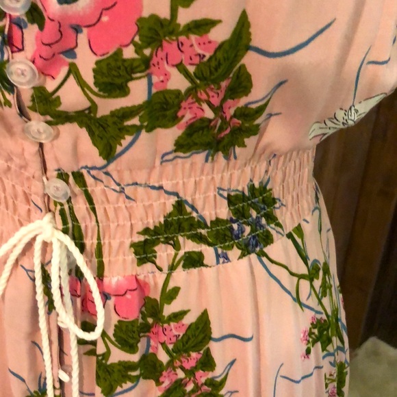 Last One! NWT Sexy Front Button Floral Maxi Dress - Picture 7 of 8